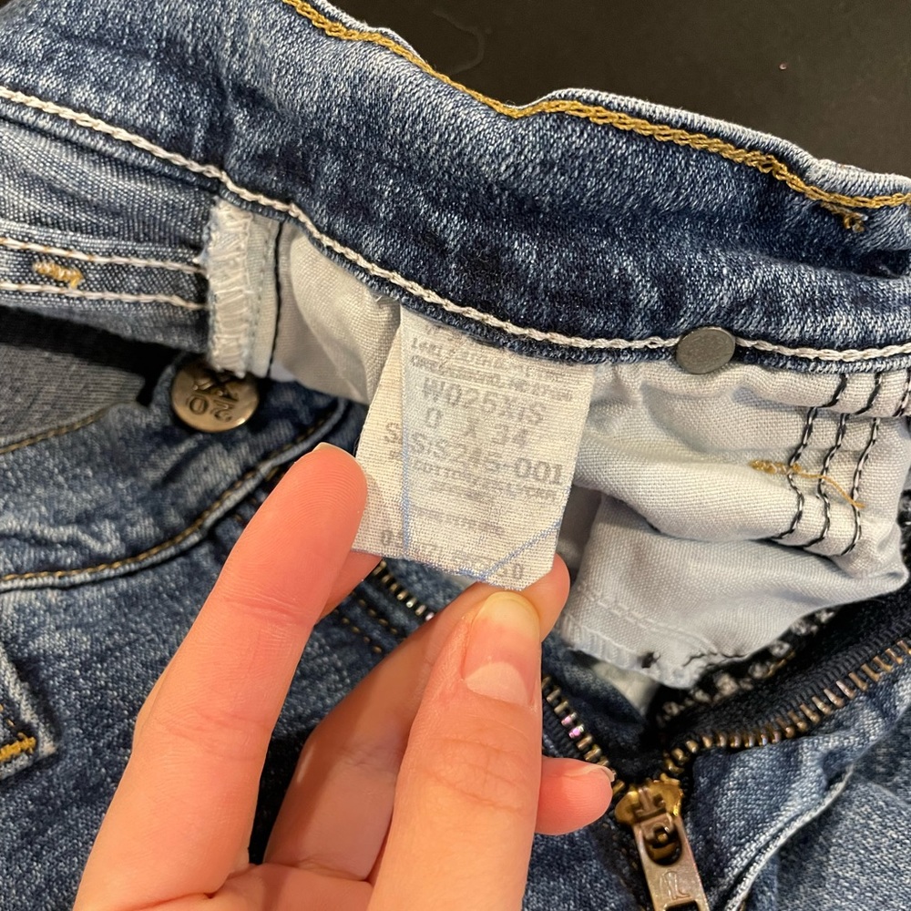 Vintage cut jeans high waisted